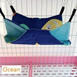 Mouse Hammock Double Layer Hamster Jinqila Pig, Small Animal Home Toy Sleep Nest Mouse Guinea Pig Spring And Summer