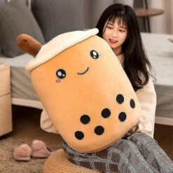 24/35/50/70cm Bubble Tea P Doll With Smiling Face 50cm Green