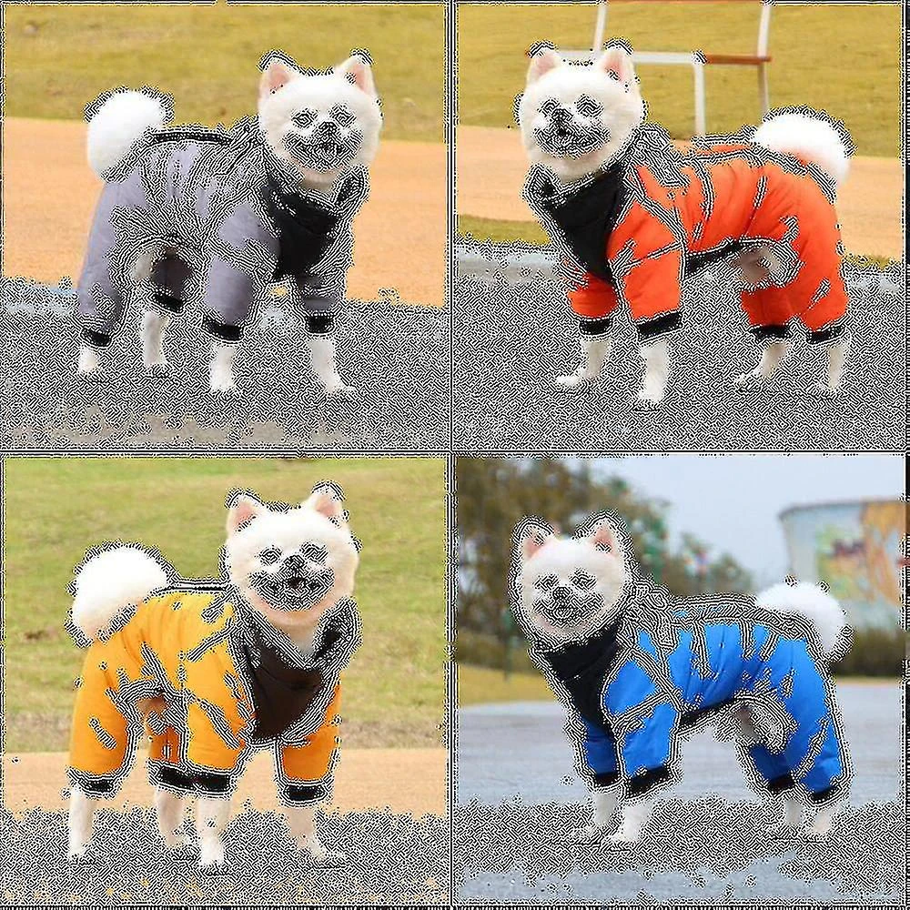 Winter Pet Dog Clothes Waterproof Dog Coat With D Ring Warm Pet Clothing For Medium Dogs Puppy Jacket Dog Coat Four Leg Jumpsuit XXXL - Image 2