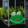 1/2 Pcs Frog Habitat With Suction Cups, Cute Frog Tank Decor Frog Dish Holder For Tree Frog Toad Tadpole 2Pcs